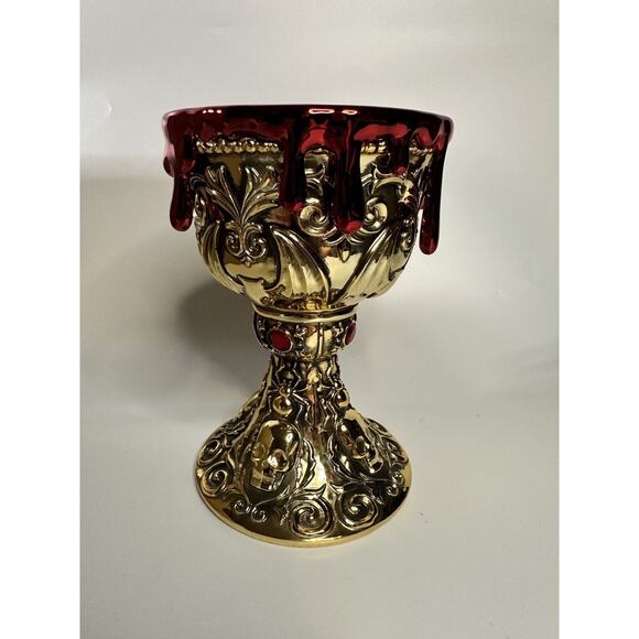 Bath & Body Works Chalice Cup 3 Wick Candle Holder 2023 Halloween New - Picture 2 of 9